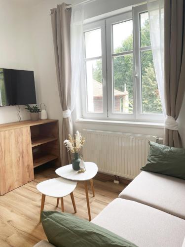 Postel nebo postele na pokoji v ubytování H2 – Gemütlichkeit in Bad Sauerbrunn!
