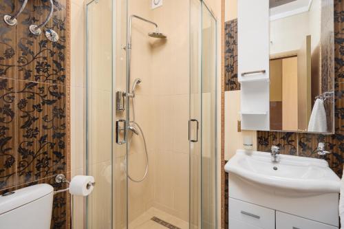 Ένα μπάνιο στο Apartment Villa Marija