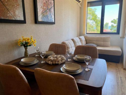 Et opholdsområde på Sozopol Dreams apartman 42