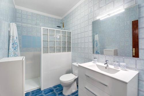 Koupelna v ubytování Casa Laly