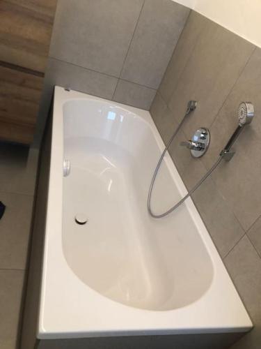 Koupelna v ubytování Moderne Neubau Wohnung
