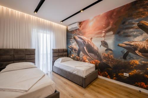 Katil atau katil-katil dalam bilik di Mato Luxury Apartments
