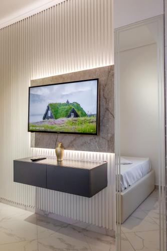 Televisyen dan/atau pusat hiburan di Mato Luxury Apartments
