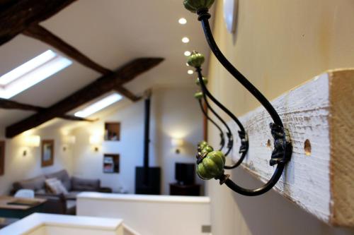 Voodi või voodid majutusasutuse BRACKEN BARN at Sunny Brow Farm toas