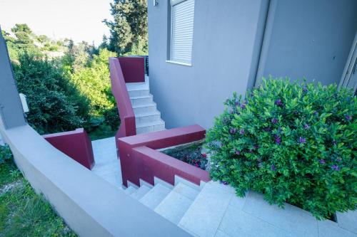 Κήπος έξω από το Appartement pour deux personnes