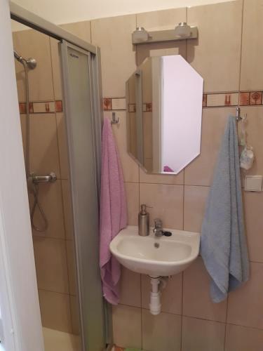 Koupelna v ubytování U paní malířky
