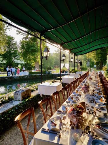 Restaurace v ubytování Manoir d'Hautegente