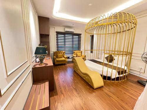 Χώρος καθιστικού στο Grand Ha Noi Hotel