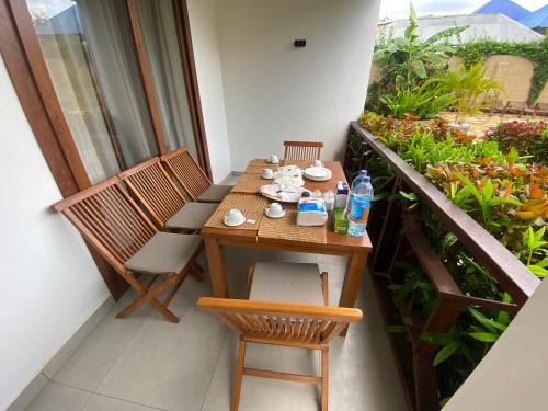 En balkon eller terrasse på The Dream Village