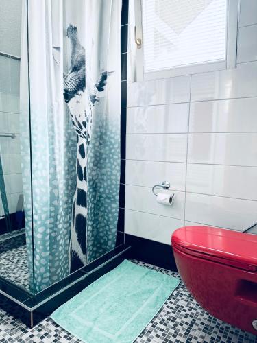 Koupelna v ubytování Apartman HAN