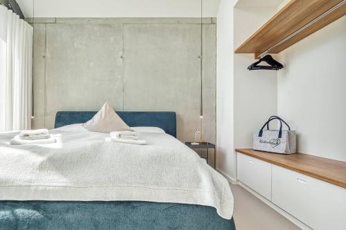 Ένα ή περισσότερα κρεβάτια σε δωμάτιο στο Ferienhaus Peak TWO