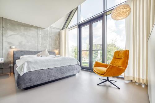 Ένα ή περισσότερα κρεβάτια σε δωμάτιο στο Ferienhaus Peak TWO