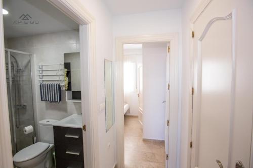 Koupelna v ubytování Sun and Seaviews Bay