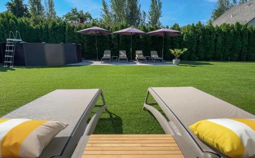 Zahrada ubytování Villa7 Balaton