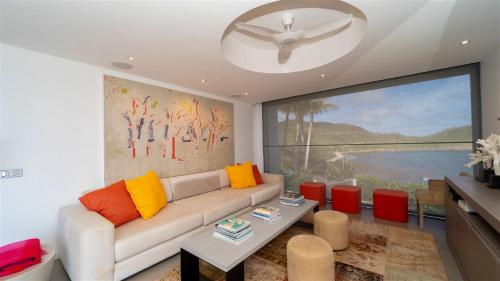 Posezení v ubytování Paradise Perfection Lavish Villa in St-barths