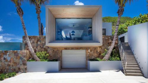 Balkón nebo terasa v ubytování Paradise Perfection Lavish Villa in St-barths