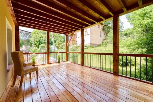 Μπαλκόνι ή βεράντα στο Apartamenty Sowi Most