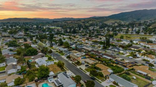 an aerial view of a city with houses at Simi-valley Apartment By Pmi in Simi Valley