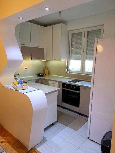 Køkken eller tekøkken på Katja's Apartment