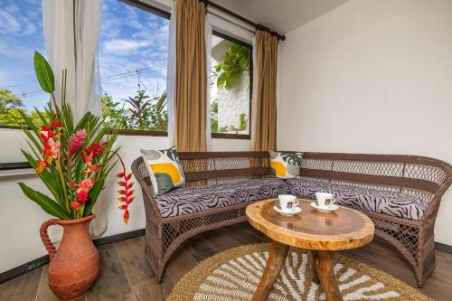 Balkón nebo terasa v ubytování ECOTICA Boutique Hotel