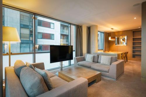 Posezení v ubytování Radisson Blu Royal Hotel Dublin