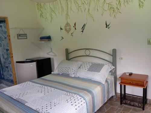 Postel nebo postele na pokoji v ubytování Little Italy B&B