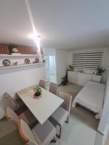 Una cama o camas en una habitación de Apartamento Interlagos autódromo