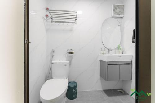 Koupelna v ubytování E Village Hotel Hanoi