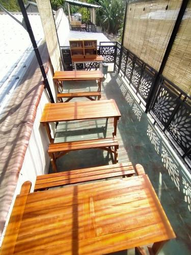 Balkón nebo terasa v ubytování Homestay Java Rote