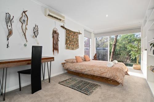 Postel nebo postele na pokoji v ubytování Lux Escape on the Peninsula - Pool, Spa & Nature