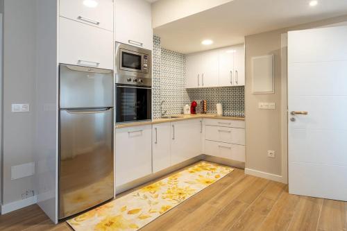 Η κουζίνα ή μικρή κουζίνα στο Apartamento Verde