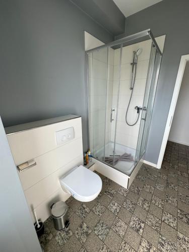 Ένα μπάνιο στο Apartment am Veener Kirchturm