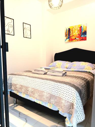 Postel nebo postele na pokoji v ubytování Apartament Ania Stare Miasto