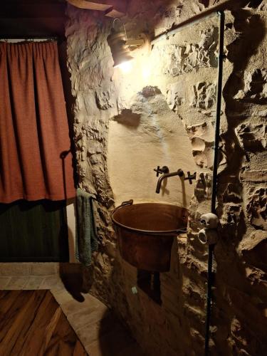 Koupelna v ubytování Casa Vecchia