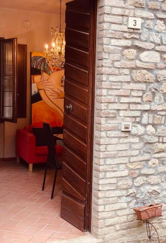Χώρος καθιστικού στο Residenza Grimerio
