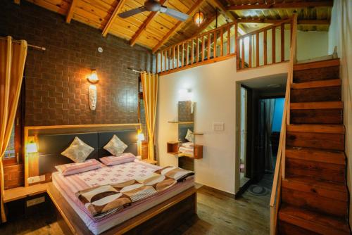 Ένα ή περισσότερα κρεβάτια σε δωμάτιο στο Casa De Fortuna