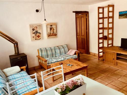 Χώρος καθιστικού στο Adelfas Alta - Comfy Rural House, El Hierro