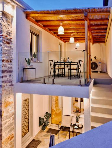 Χώρος καθιστικού στο Kefi House Skiathos