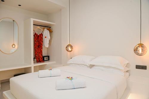 Llit o llits en una habitació de Omnia Suite