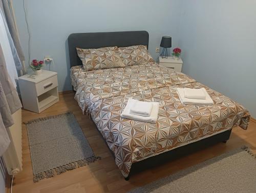 Ένα ή περισσότερα κρεβάτια σε δωμάτιο στο Petronas Apartment