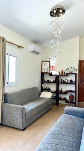 Posezení v ubytování Bougnoun Villa