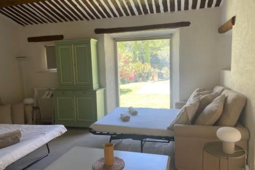 Χώρος καθιστικού στο Propriété d'exception au coeur du Luberon