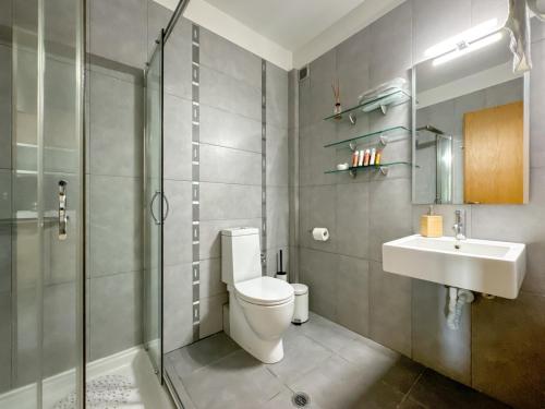 Koupelna v ubytování Aurora Luxury Beach villa Chalkidiki