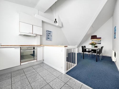 Кухня или мини-кухня в Hotel Nordbo
