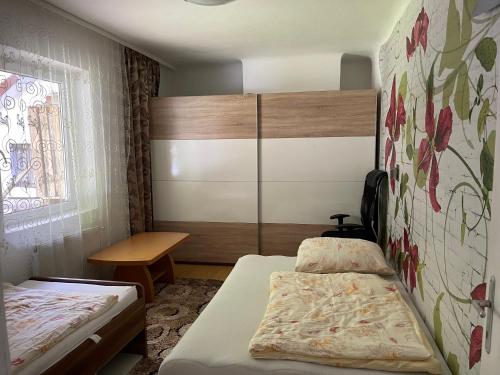 Postel nebo postele na pokoji v ubytování Wohnung 5min von Leoben entfernt