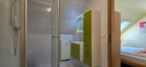 Koupelna v ubytování Ferienwohnung S41 "Malta Zehn - Lebensfreude"