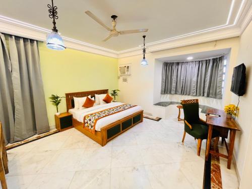 Katil atau katil-katil dalam bilik di Gulmohar Residency, Hauz Khas New Delhi, Couple Friendly