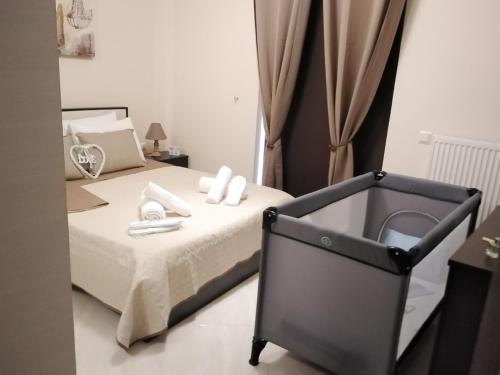 Sun n' Salt I Apartmentにあるベッド