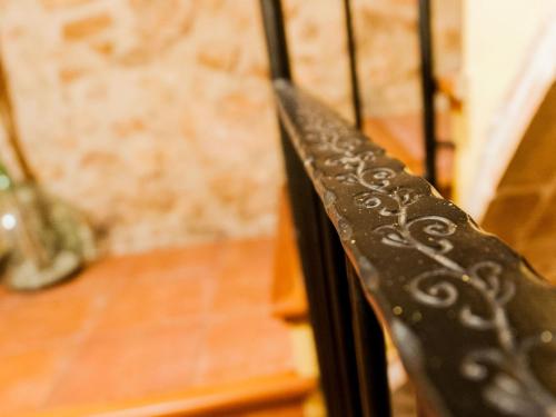 a close up of a knife with a design on it at Holiday Home Rosa by Interhome in Cabanes