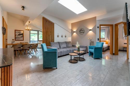 Posezení v ubytování Alm Appartements ZellamSee